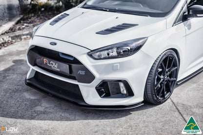 Flow Designs MK3 Focus RS Front Lip Splitter (3 Piece) & Bumper Reinforcement Bracket