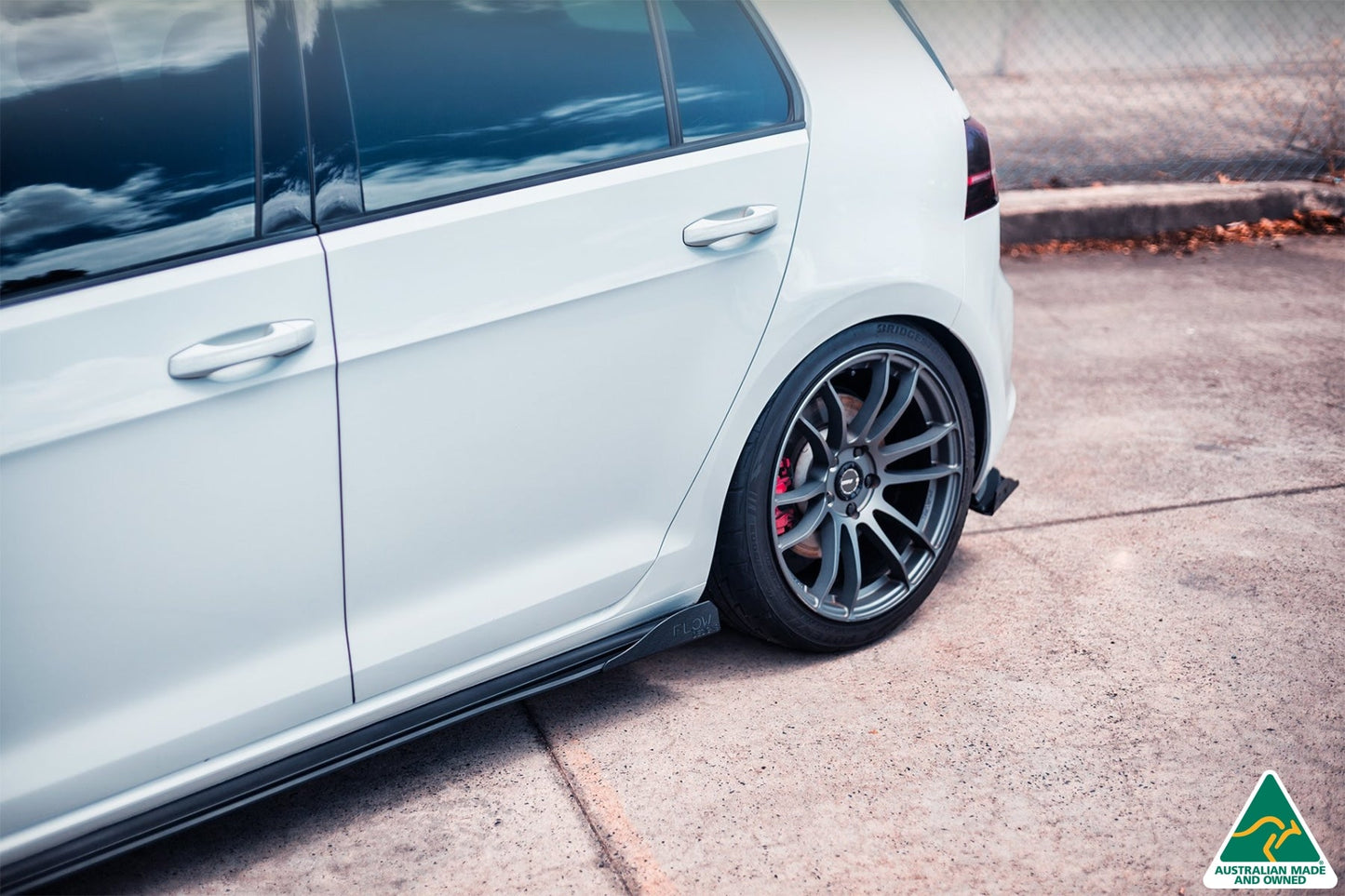 Flow Designs MK7 Golf GTI Side Skirt Splitters V3 (Pair)