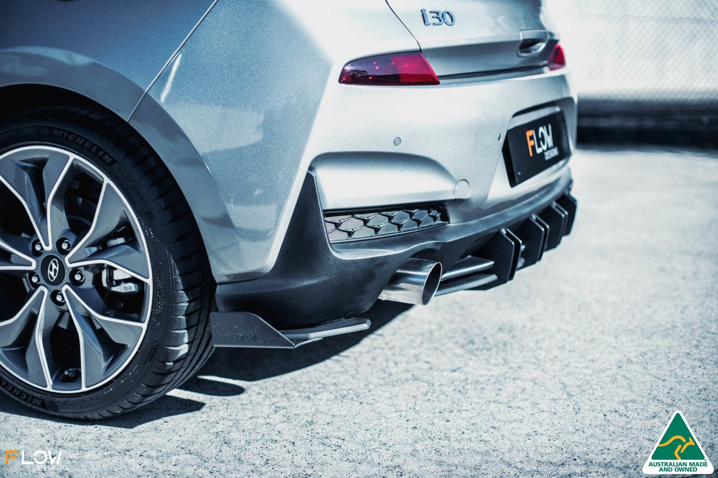 Flow Designs i30 N Line Hatch PD (2018-2023) Rear Spats (Pair)