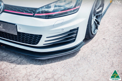 Flow Designs MK7 Golf GTI Front Lip Splitter & Bumper Reinforcement Bracket