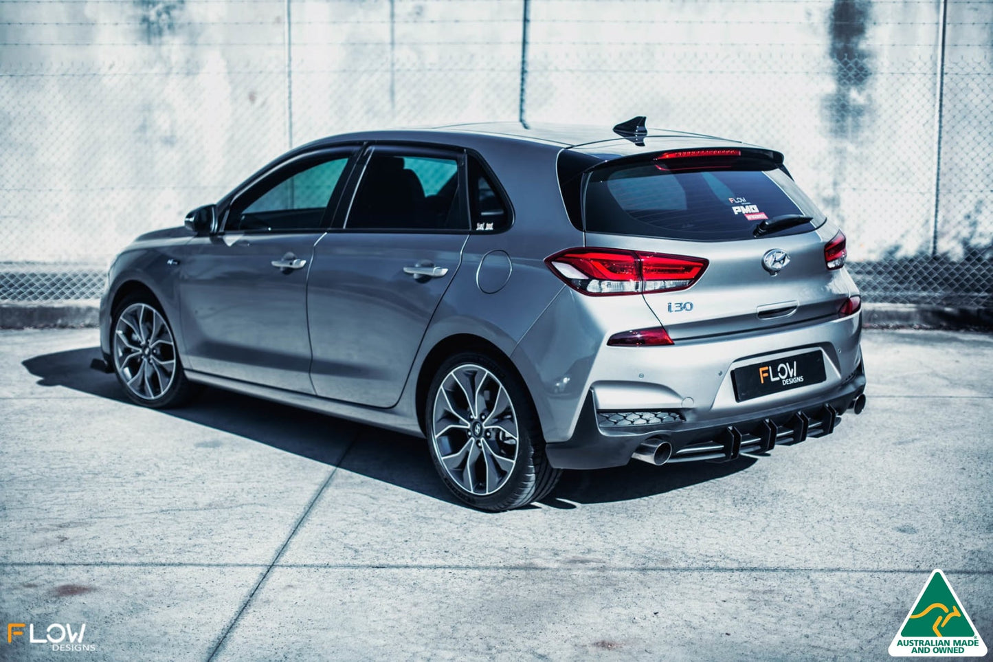 Flow Designs i30 N Line Hatch PD (2018-2023) Rear Spats (Pair)