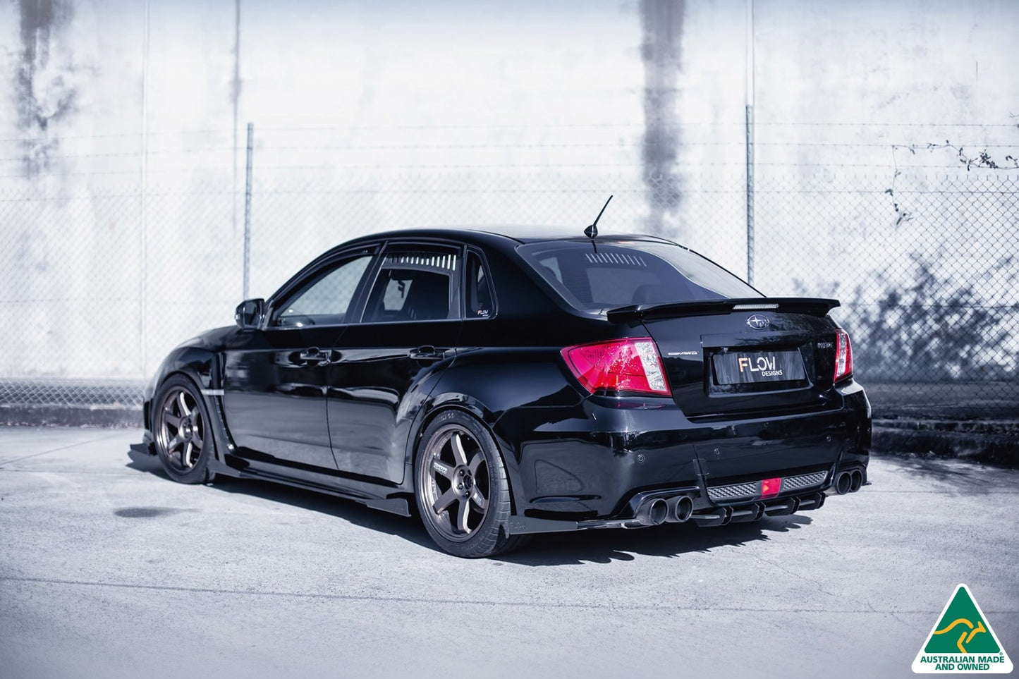 Flow Designs Impreza WRX / STI G3 Sedan FL Rear Spats (Pair)