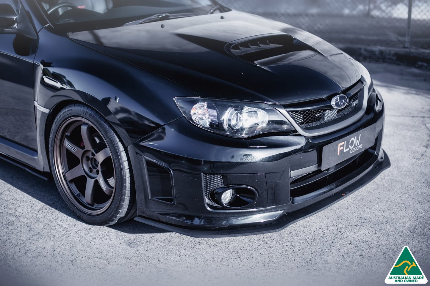 Flow Designs Impreza WRX / STI G3 Sedan FL Front Lip Splitter