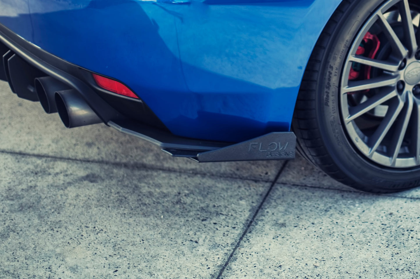 Flow Designs Impreza WRX / STI G3 Hatch (FL) Rear Spats (Pair)