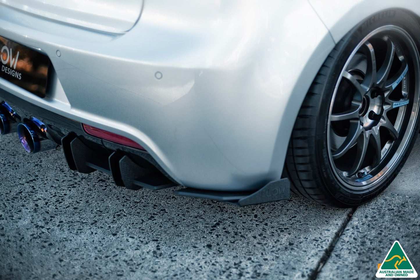 Flow Designs MK6 Golf R Rear Spats V3 (Pair)