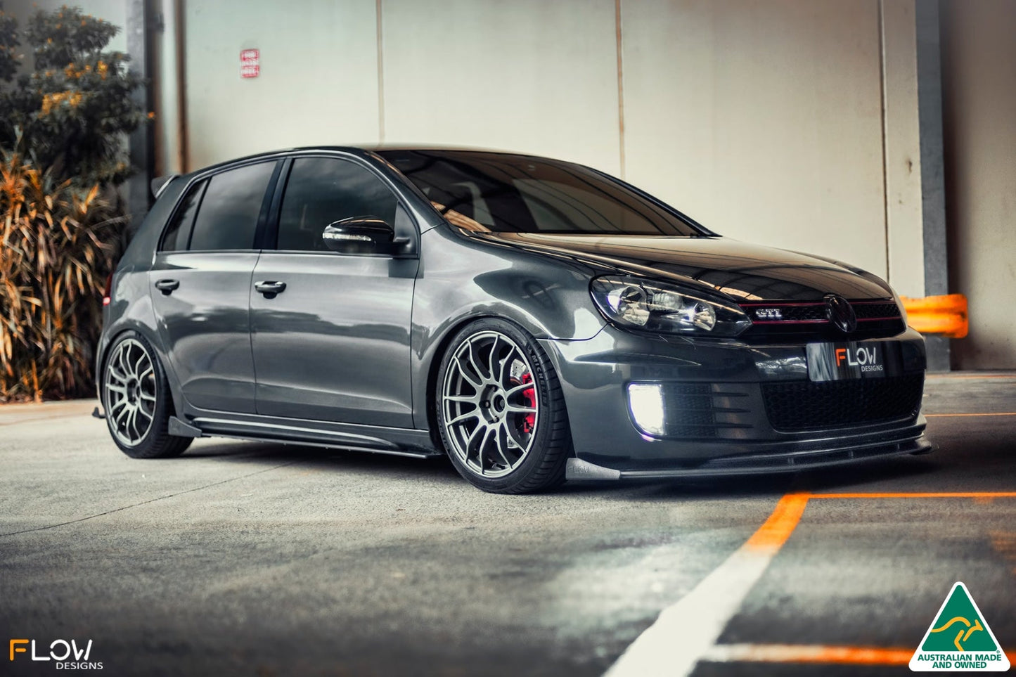 Flow Designs MK6 Golf GTI Front Lip Splitter V3