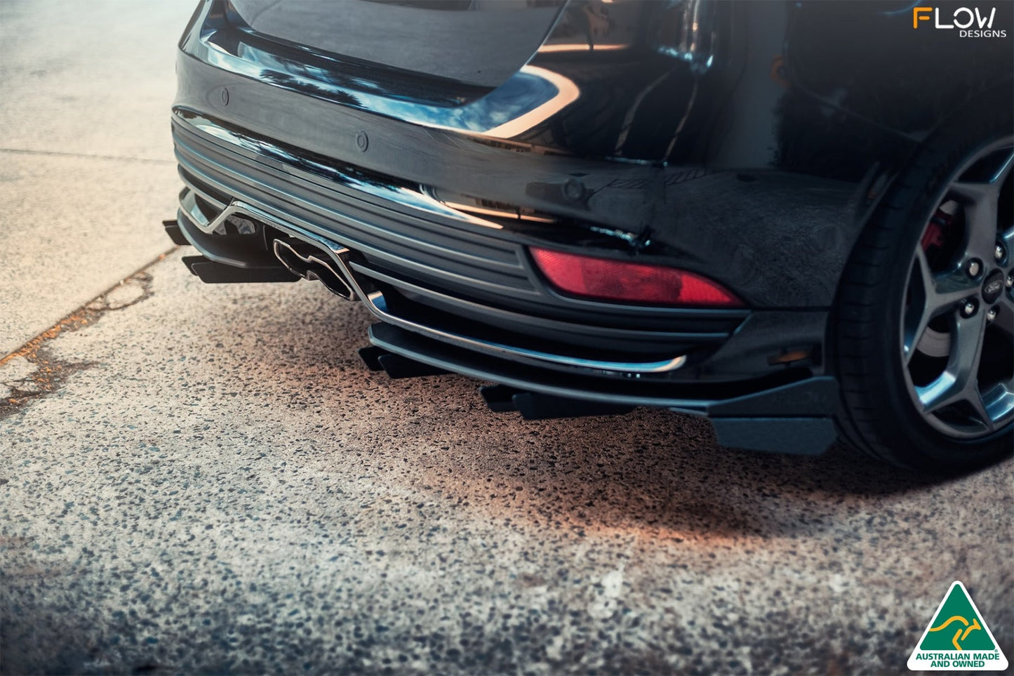 Flow Designs MK3.5 Focus ST (Facelift) Rear Diffuser Set