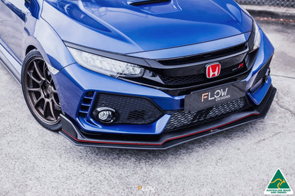 Flow Designs FK8 Civic Type R Front Lip Splitter