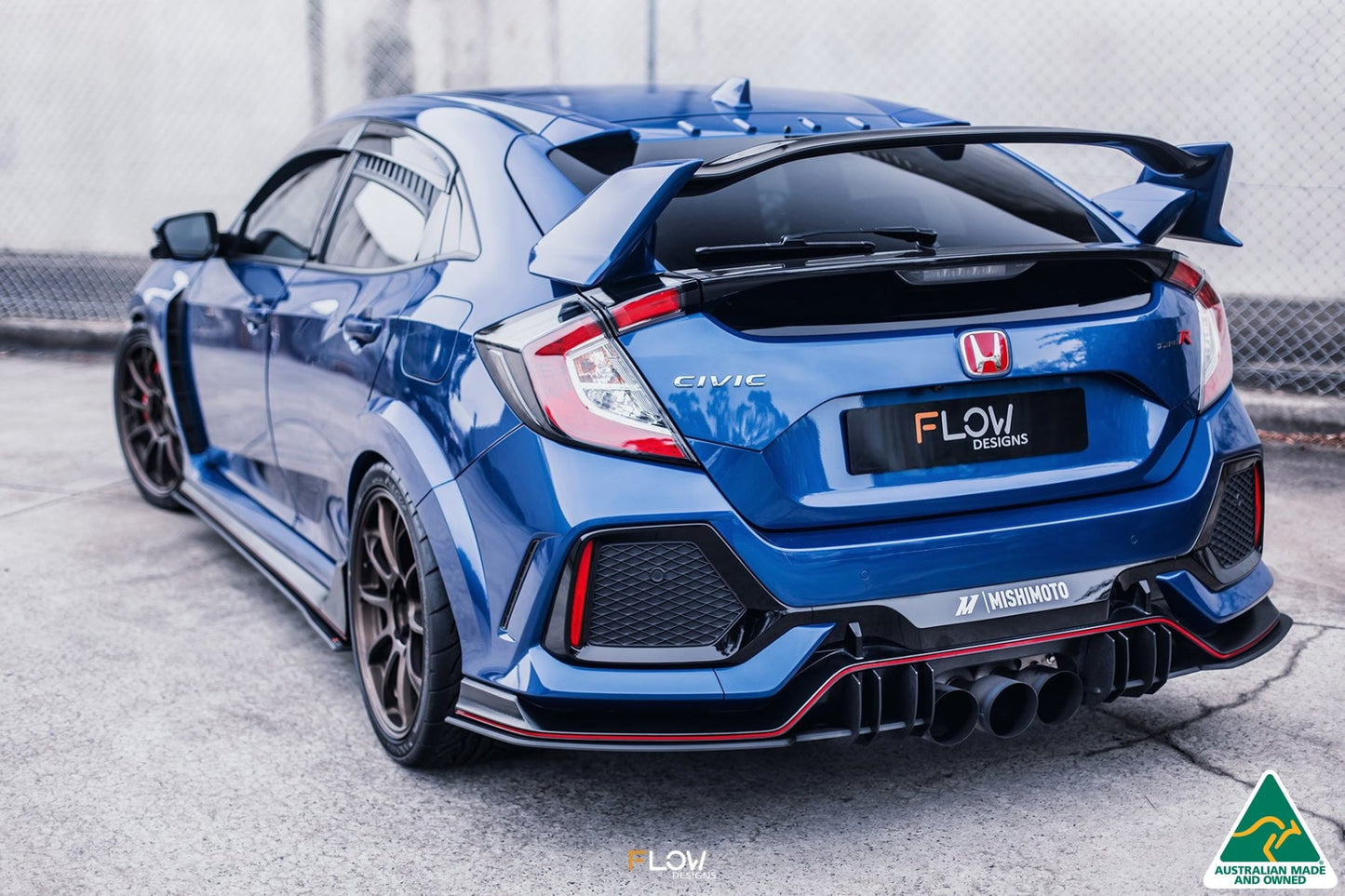 Flow Designs FK8 Civic Type R Rear Spats (Pair)