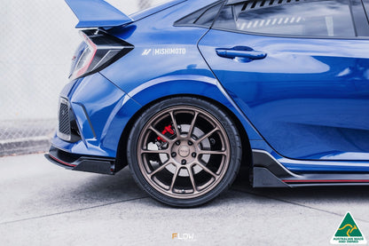 Flow Designs FK8 Civic Type R Side Skirt Splitter Winglets (Pair)