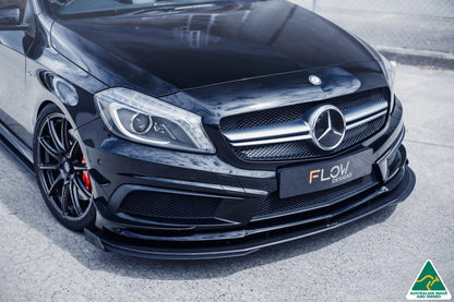 Flow Designs A45 AMG W176 (PFL) Front Lip Splitter