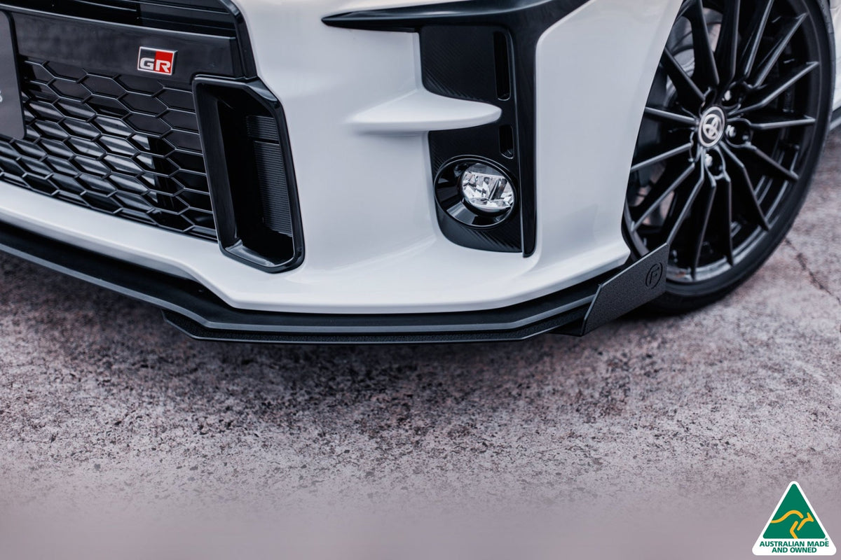 Flow Designs Yaris GR Gen1 Front Lip Splitter & Bumper Reinforcement Plate