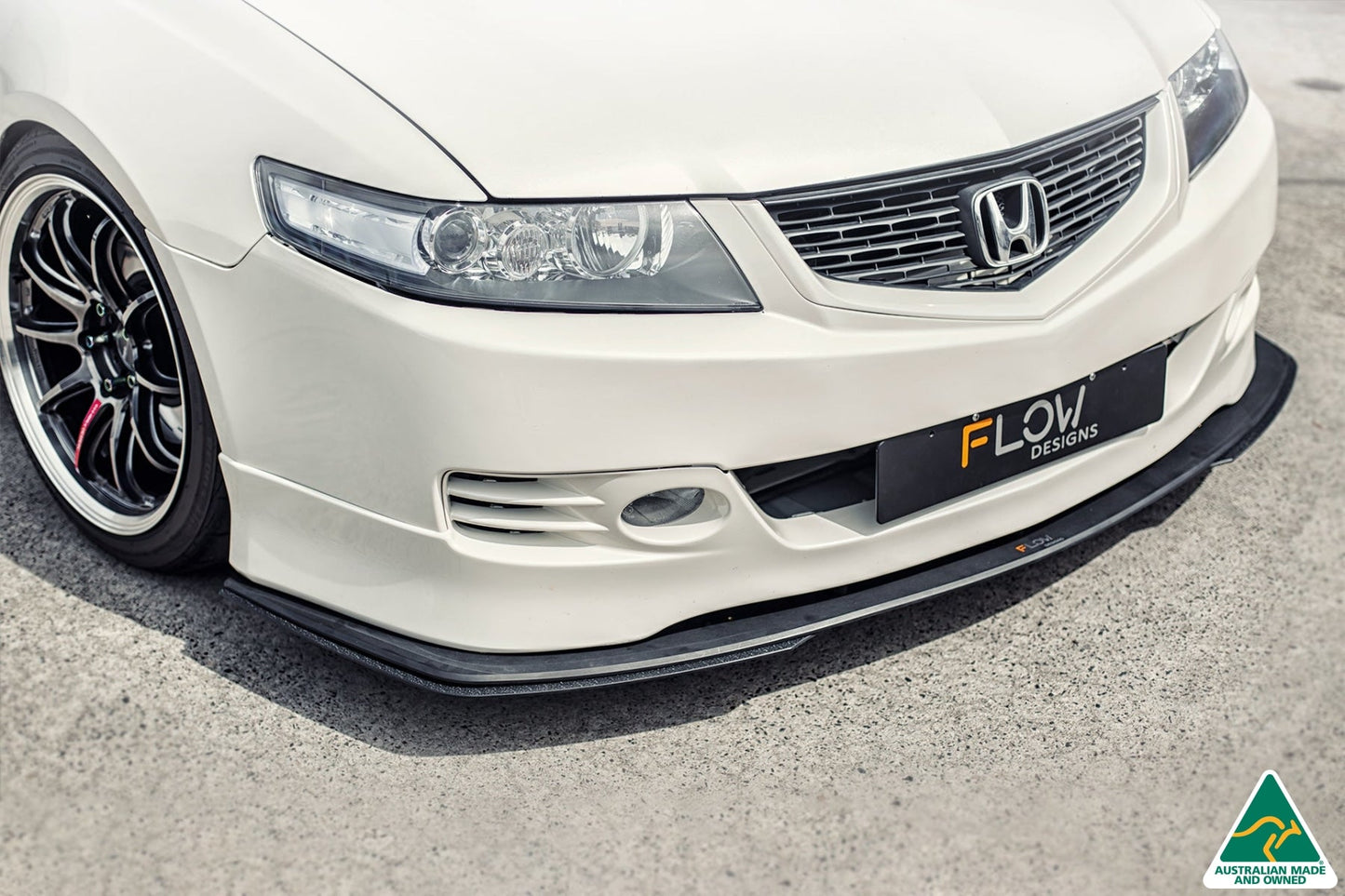 Flow Designs Honda Accord Euro CL7/CL9 Front Splitter Extensions