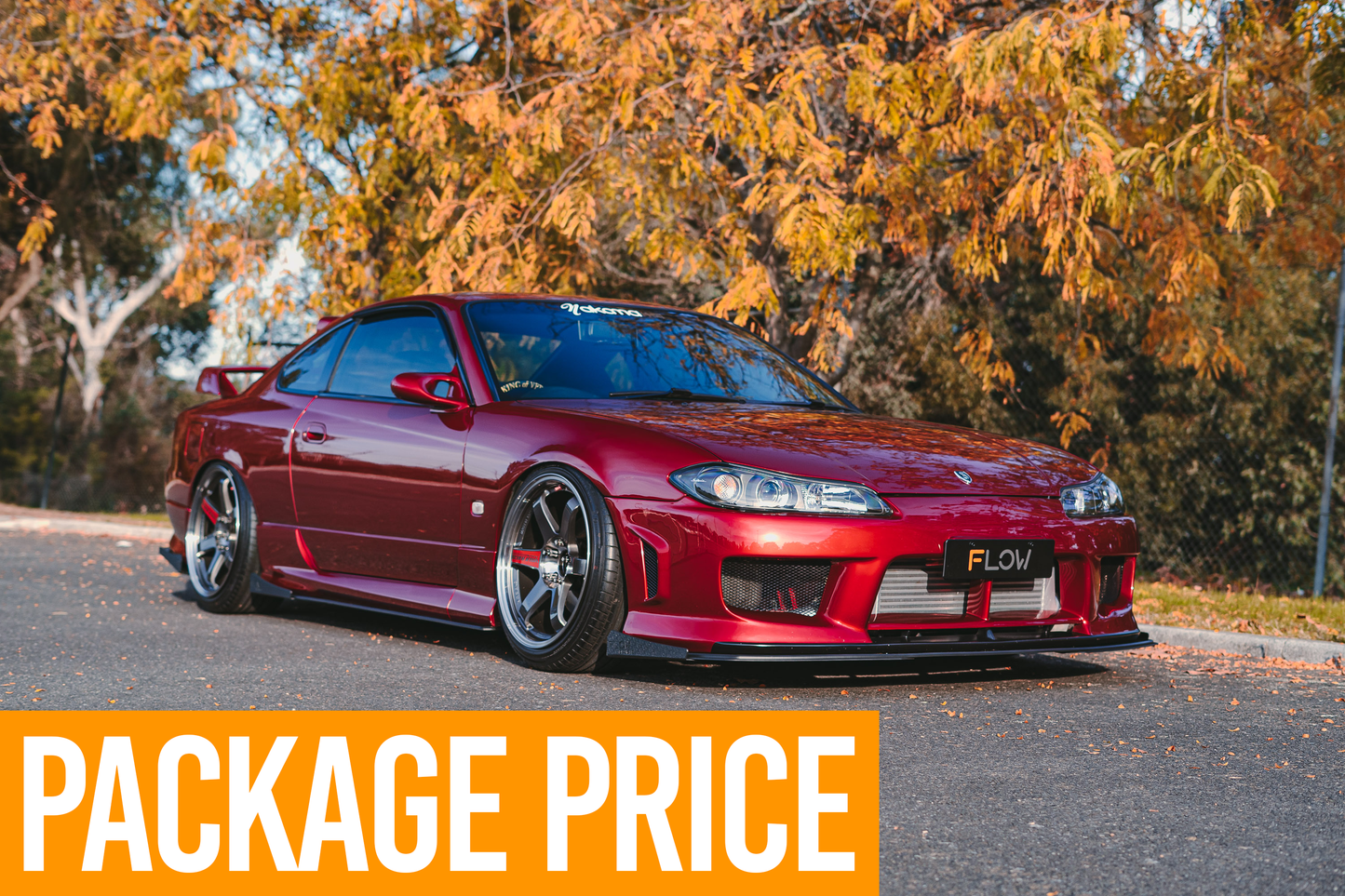 Flow Designs S15 / 200SX Full Lip Splitter Set (Aero or Standard)