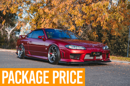 Flow Designs S15 / 200SX Full Lip Splitter Set (Aero or Standard)