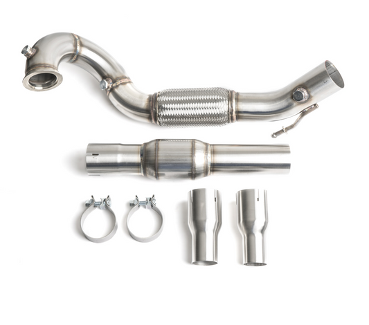 CTS TURBO MK6/MK7 JETTA SE 1.4T, MK7 GOLF 1.4TSI 3″ DOWNPIPE with High Flow Cat
