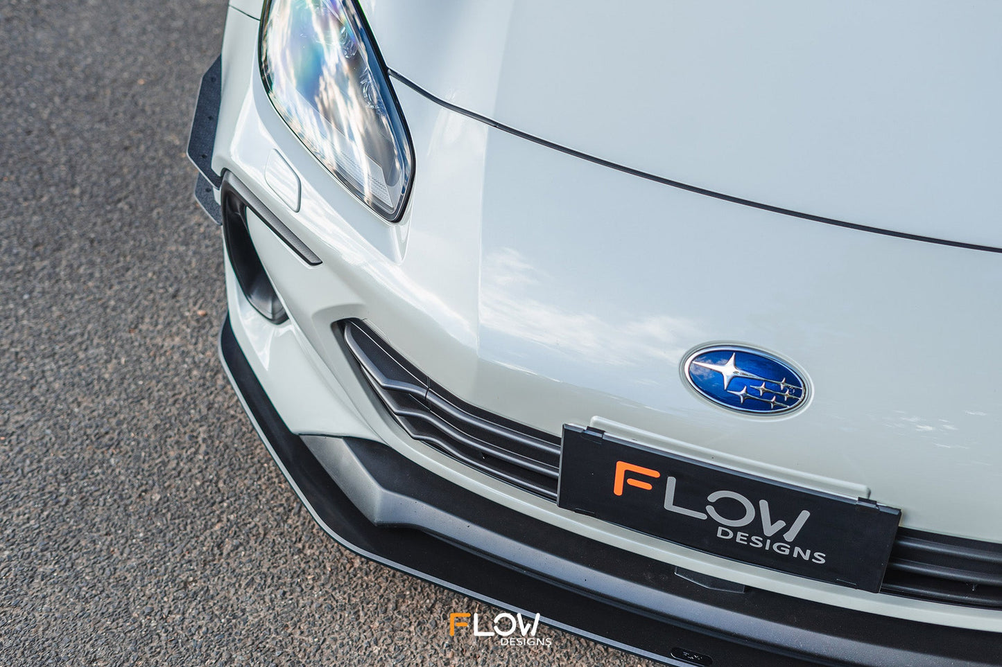 Flow Designs ZD8 BRZ Front Lip Splitter (GLOSS)