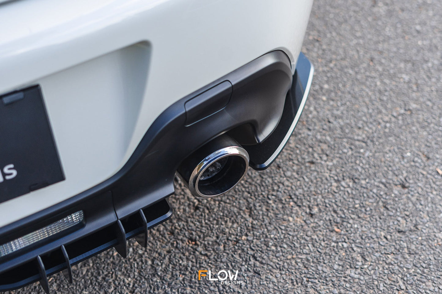 Flow Designs ZD8 BRZ Rear Spats (GLOSS; Pair)