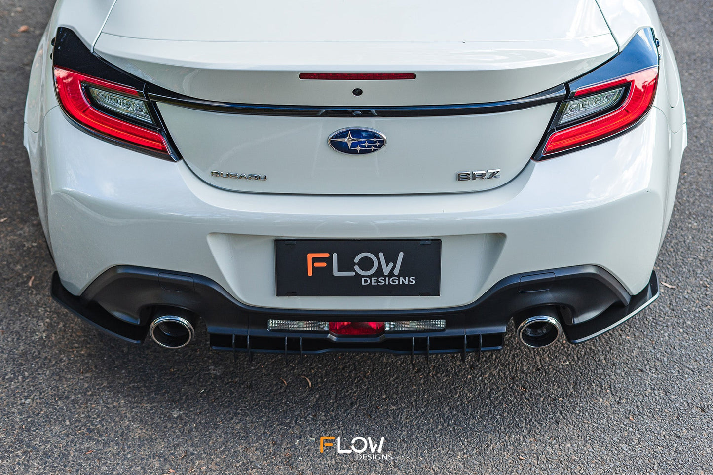 Flow Designs ZD8 BRZ Rear Spats (GLOSS; Pair)