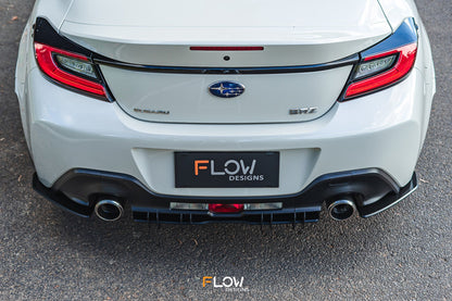 Flow Designs ZD8 BRZ Rear Spats (GLOSS; Pair)