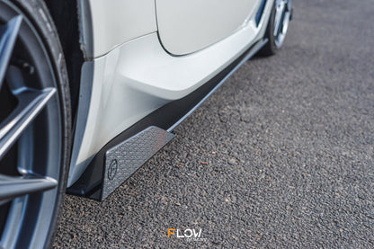 Flow Designs ZD8 BRZ Side Skirt Splitters (GLOSS: Pair)