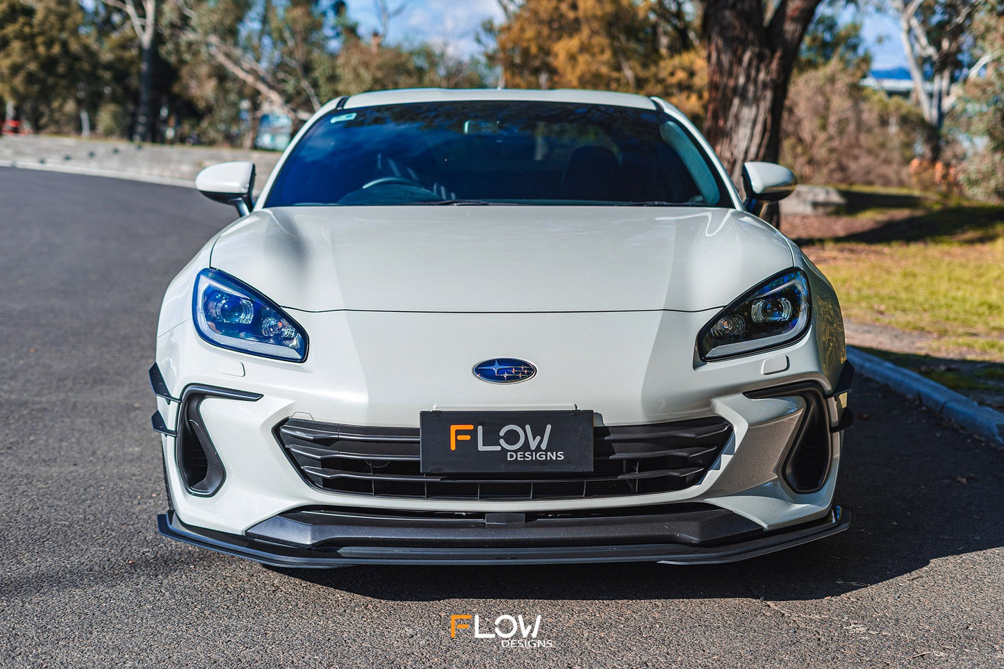 Flow Designs ZD8 BRZ Front Lip Splitter Extensions (Pair)