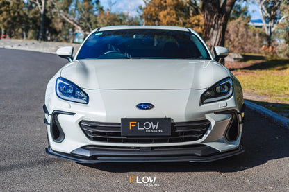 Flow Designs ZD8 BRZ Front Lip Splitter Extensions (Pair)