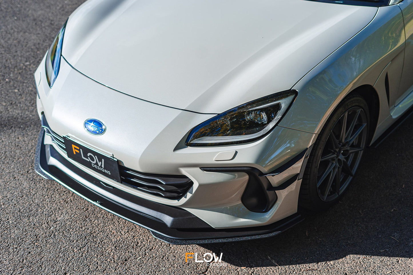 Flow Designs ZD8 BRZ Front Lip Splitter (GLOSS)