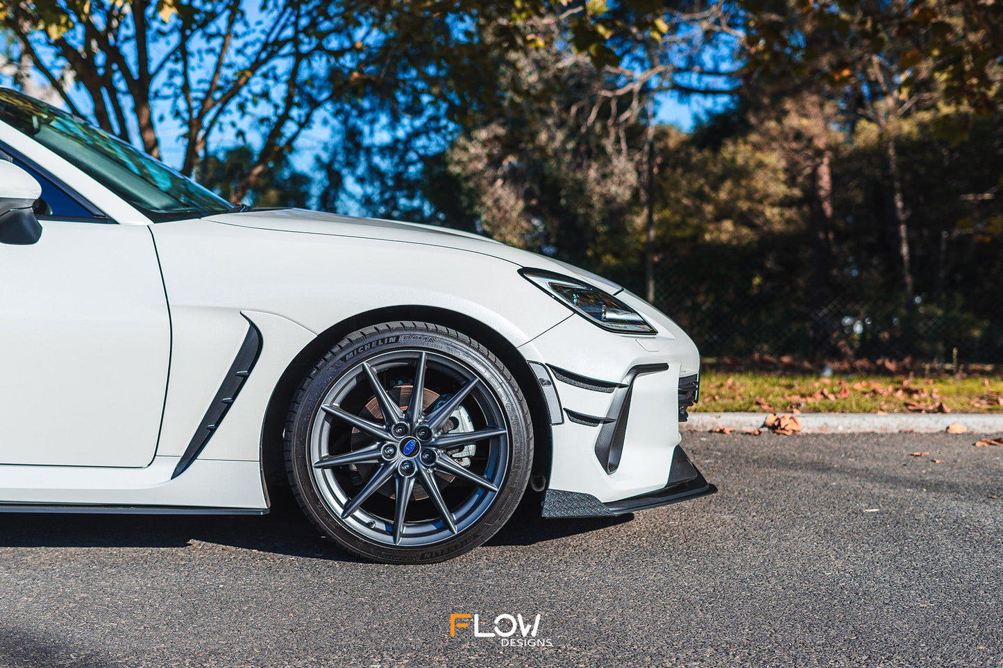 Flow Designs ZD8 BRZ Front Bumper Canards