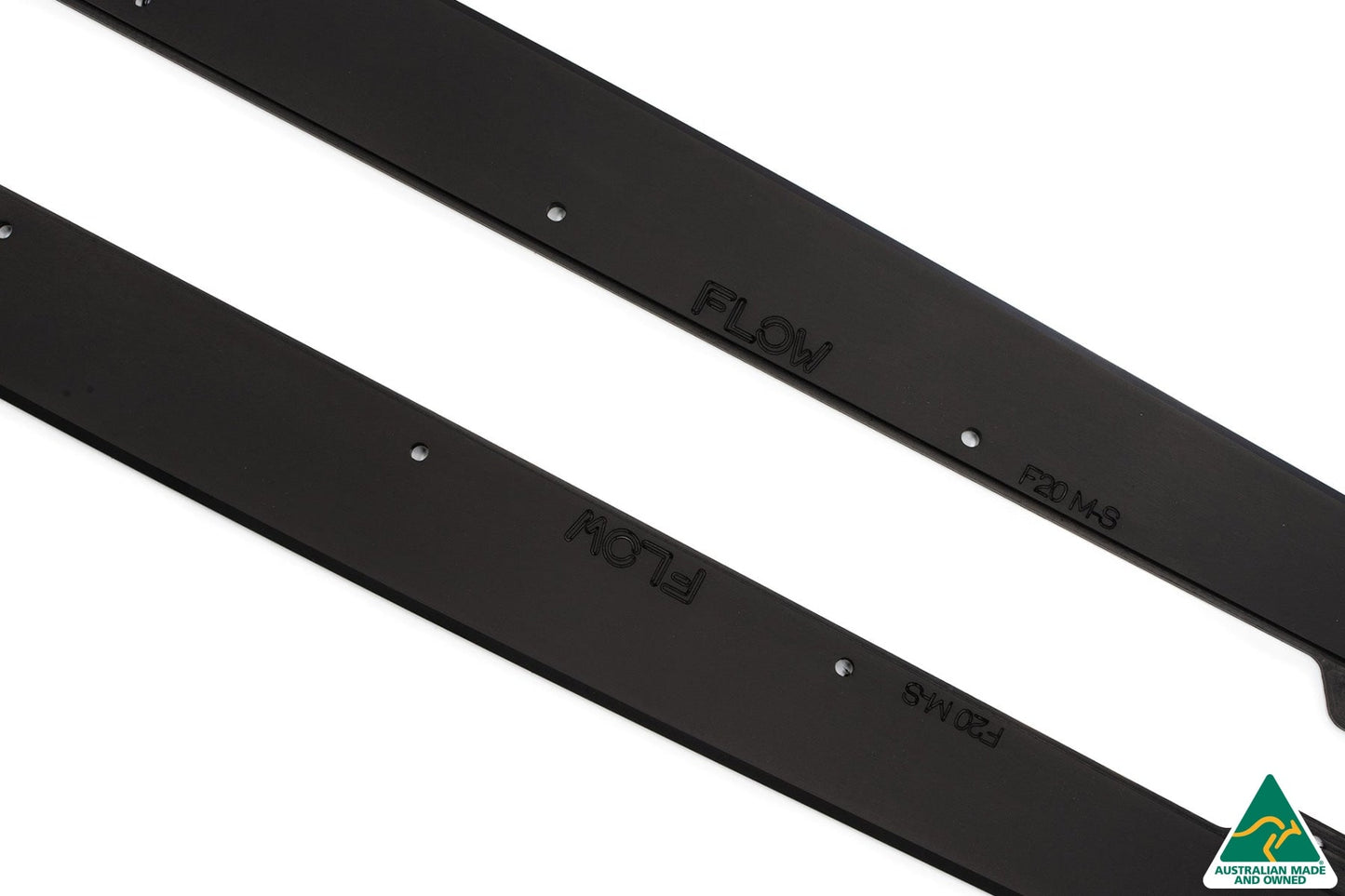 Flow Designs F20 LCI M135 / M140 Side Skirt Splitters V3 (Pair)