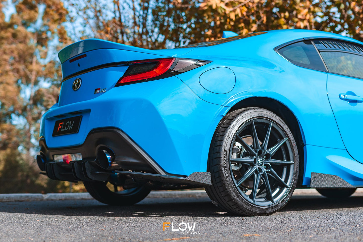 Flow Designs DEMO STOCK - Toyota ZN8 GR86 / Subaru ZD8 BRZ Flow-Lock Rear Diffuser (GLOSS)