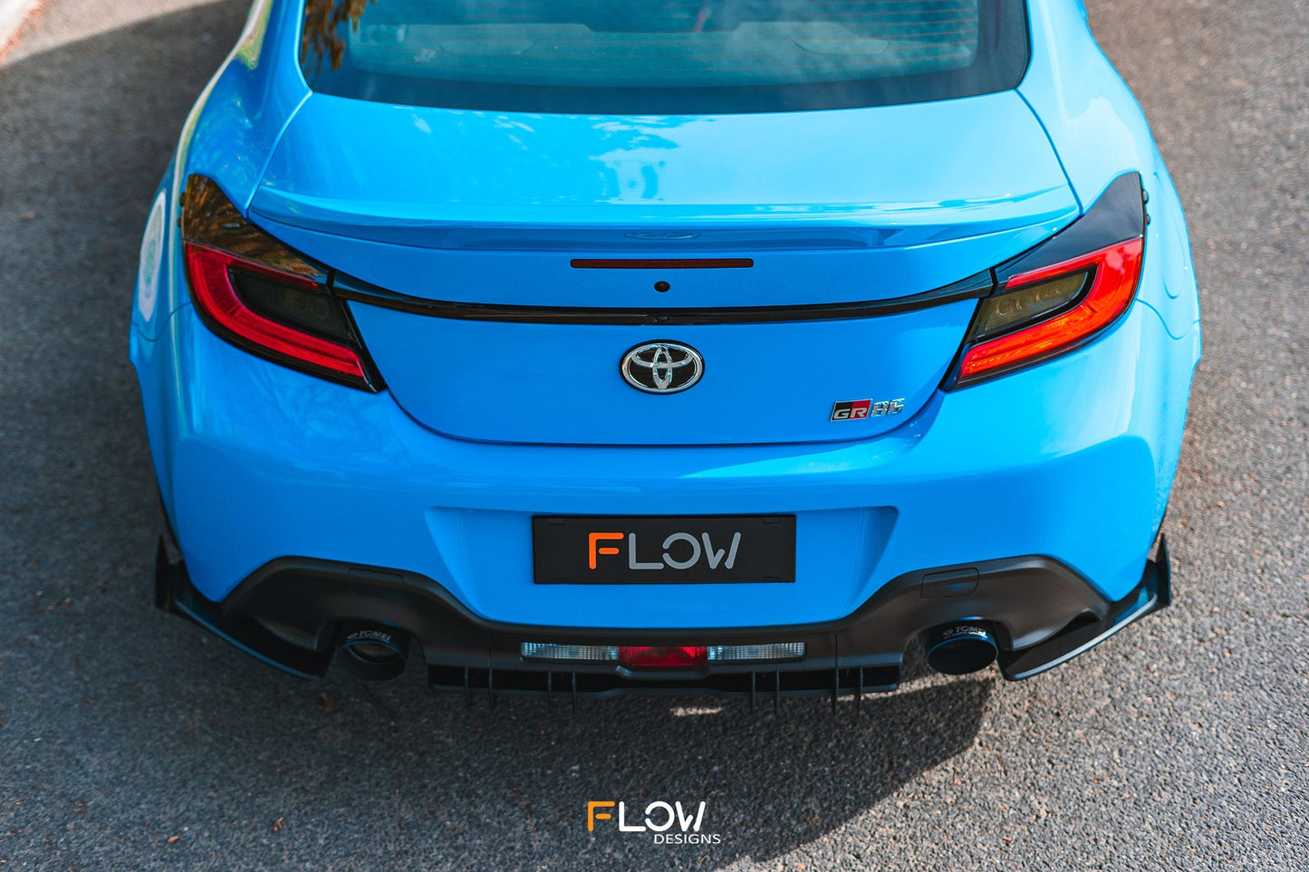 Flow Designs DEMO STOCK - Toyota ZN8 GR86 / Subaru ZD8 BRZ Flow-Lock Rear Diffuser (GLOSS)