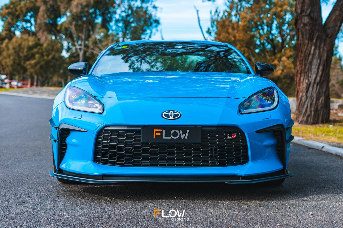 Flow Designs ZN8 GR86 Front Lip Splitter Extensions (Pair)
