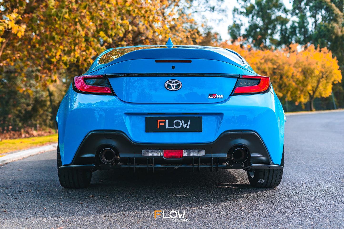 Flow Designs DEMO STOCK - Toyota ZN8 GR86 / Subaru ZD8 BRZ Flow-Lock Rear Diffuser (GLOSS)