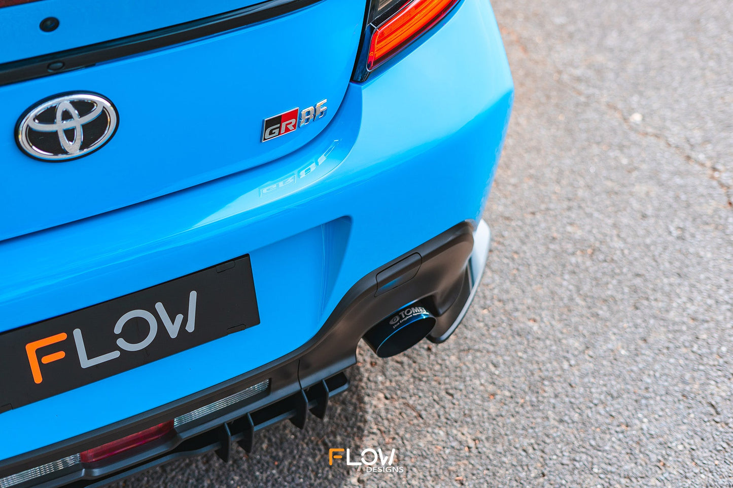 Flow Designs DEMO STOCK - Toyota ZN8 GR86 / Subaru ZD8 BRZ Flow-Lock Rear Diffuser (GLOSS)