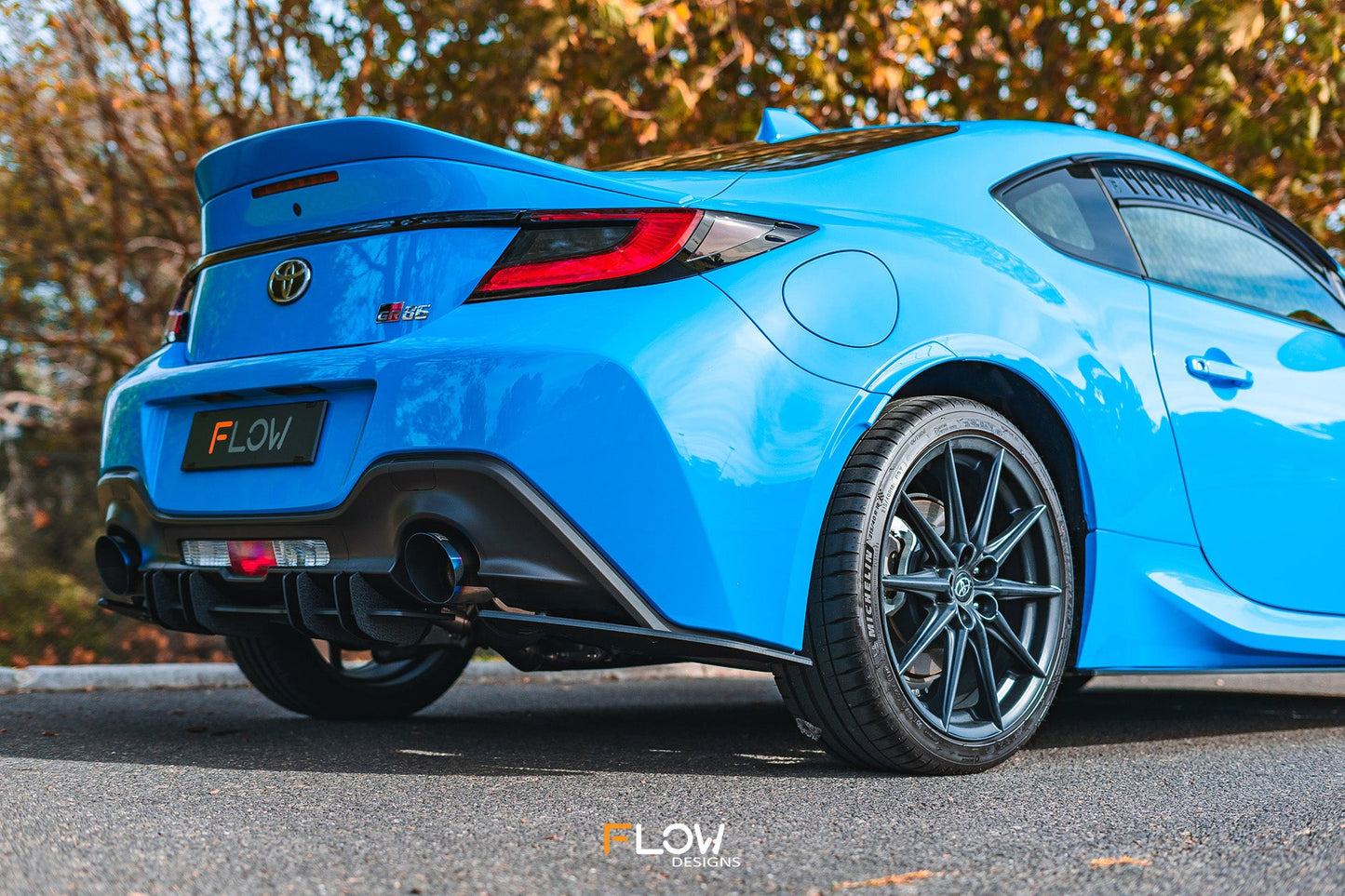 Flow Designs DEMO STOCK - Toyota ZN8 GR86 / Subaru ZD8 BRZ Flow-Lock Rear Diffuser (GLOSS)