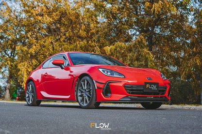 Flow Designs ZD8 BRZ Front Lip Splitter (TEXTURED)