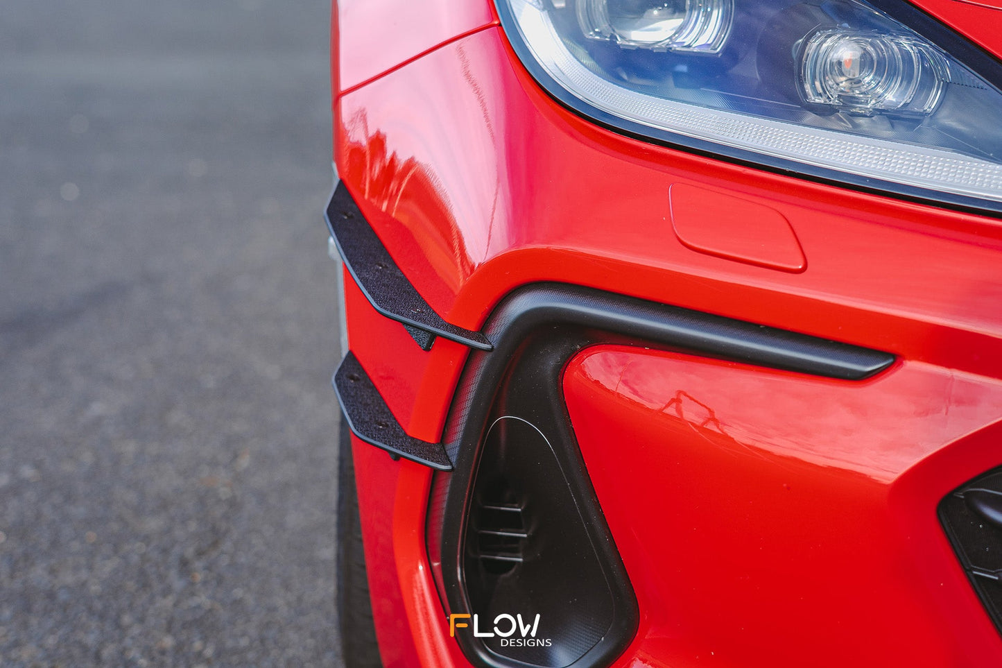 Flow Designs ZD8 BRZ Front Bumper Canards
