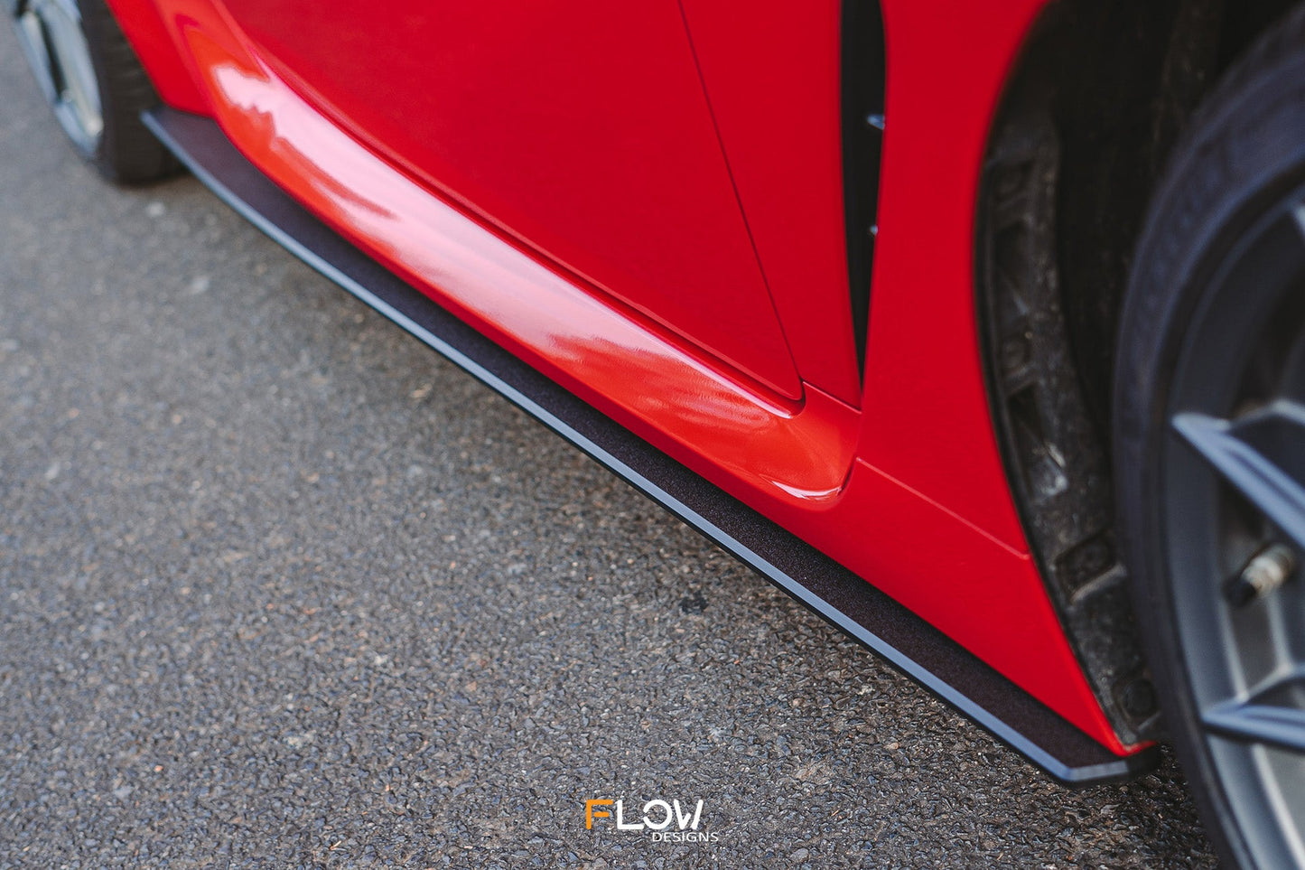 Flow Designs ZD8 BRZ Side Skirt Splitters (TEXTURED: Pair)