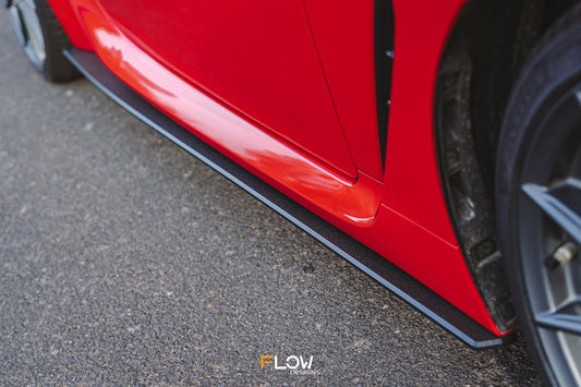 Flow Designs ZD8 BRZ Side Skirt Splitters (TEXTURED: Pair)