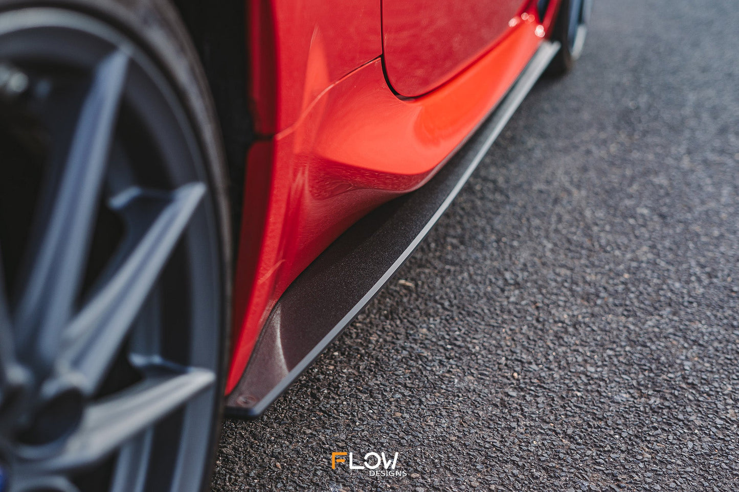 Flow Designs ZD8 BRZ Side Skirt Splitters (TEXTURED: Pair)