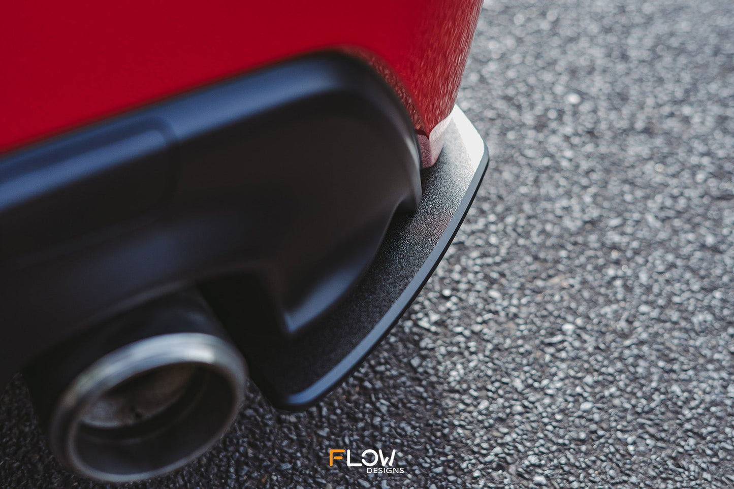 Flow Designs ZD8 BRZ Rear Spats (TEXTURED; Pair)