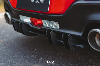 Flow Designs ZD8 BRZ Flow-Lock Rear Diffuser (TEXTURED)