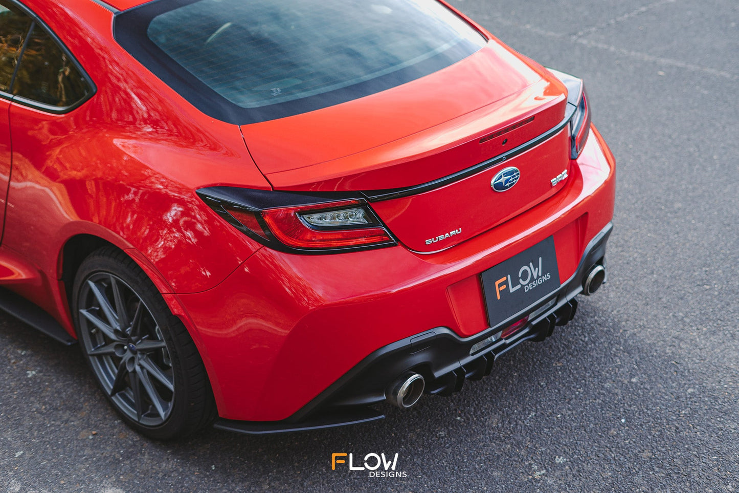 Flow Designs ZD8 BRZ Flow-Lock Rear Diffuser (TEXTURED)