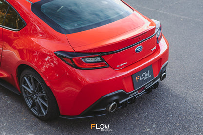 Flow Designs ZD8 BRZ Flow-Lock Rear Diffuser (TEXTURED)