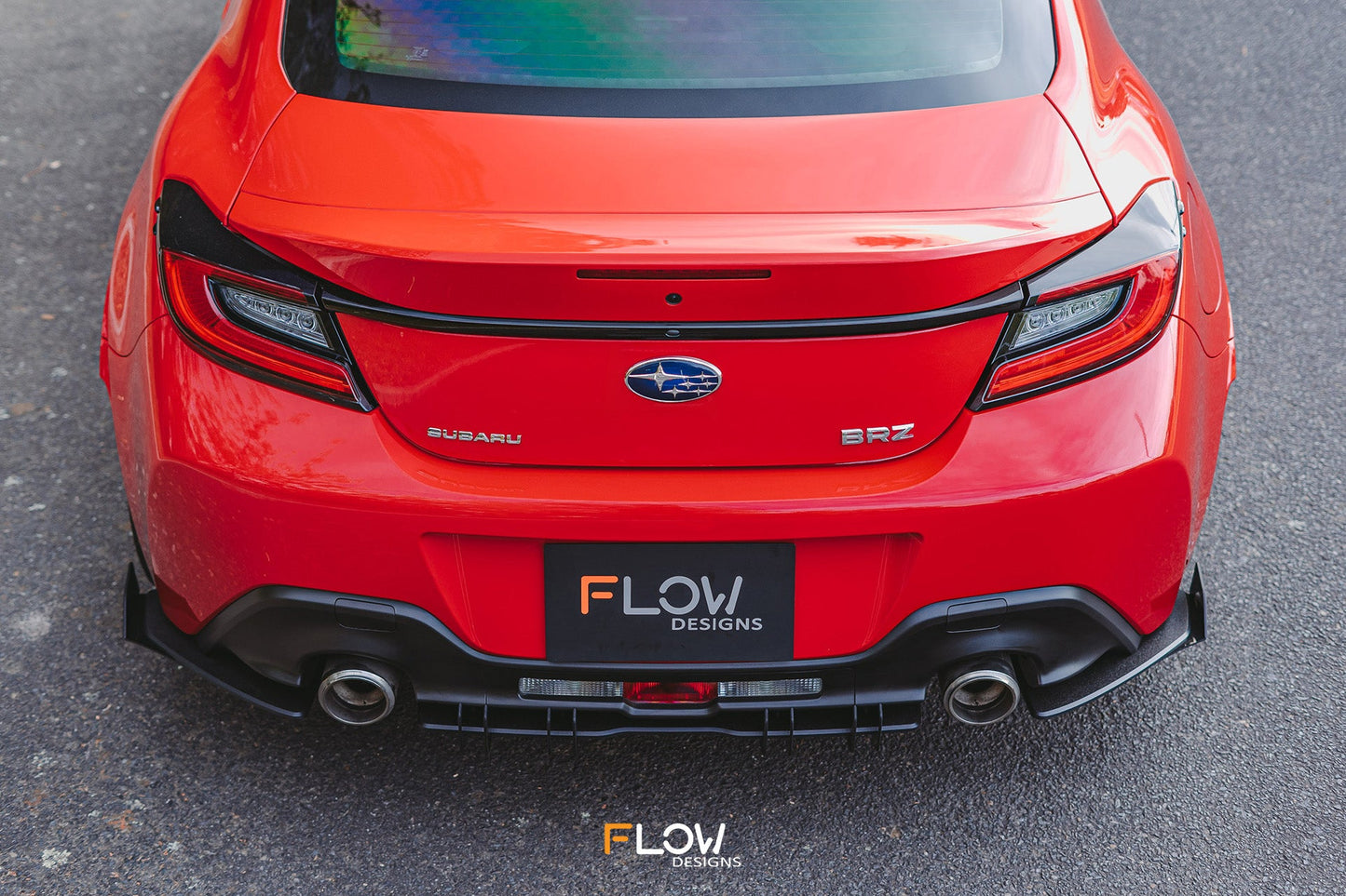 Flow Designs ZD8 BRZ Flow-Lock Rear Diffuser (TEXTURED)