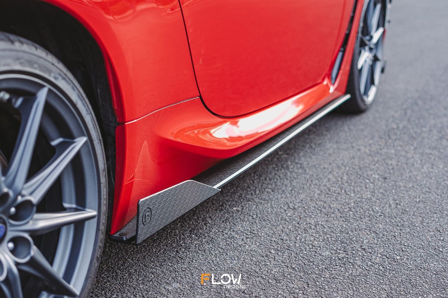 Flow Designs ZD8 BRZ Side Skirt Splitters (TEXTURED: Pair)