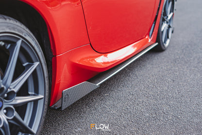 Flow Designs ZD8 BRZ Side Skirt Splitters (TEXTURED: Pair)