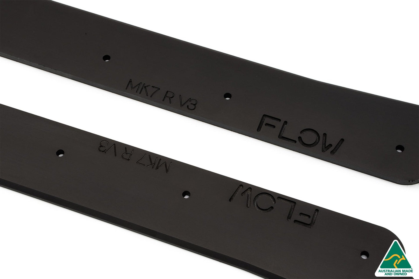 Flow Designs MK7 Golf R Wagon Side Skirt Splitters V3 (Pair)