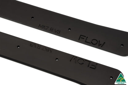 Flow Designs MK7 Golf R Side Skirt Splitters V3 (Pair)